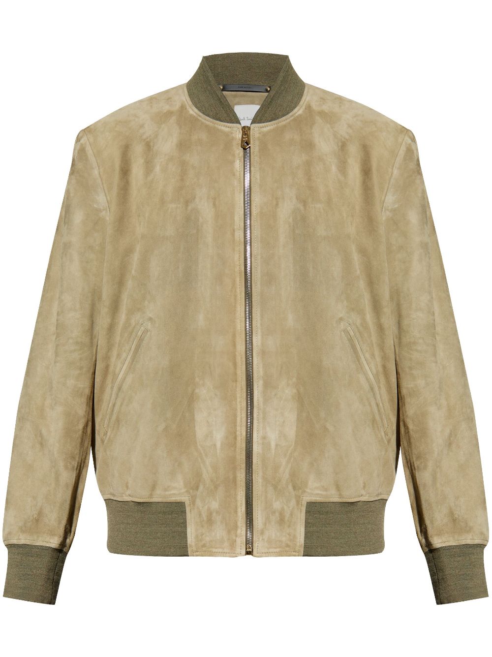 Paul Smith suede bomber jacket - Green von Paul Smith