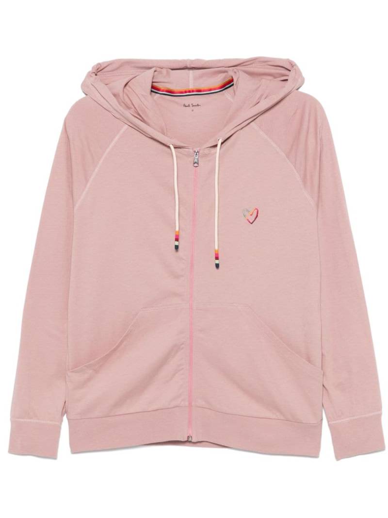 Paul Smith swirl-heart hoodie - Pink von Paul Smith