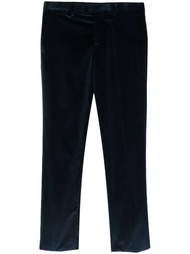 Paul Smith tailored velour trousers - Blue von Paul Smith