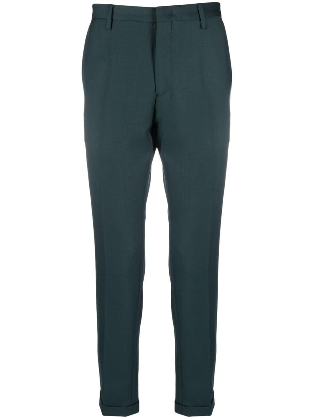 Paul Smith tapered-leg wool trousers - Green von Paul Smith