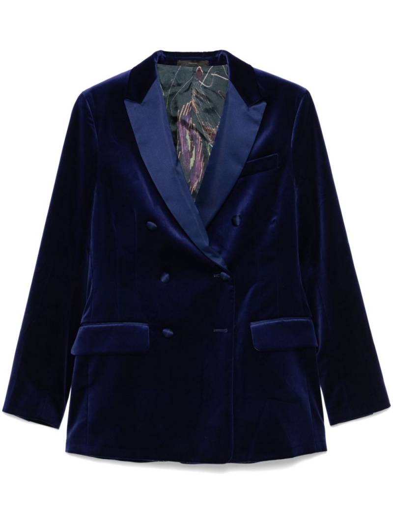 Paul Smith velvet blazer - Blue von Paul Smith