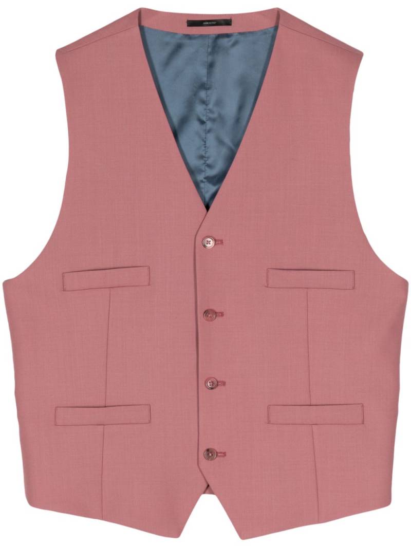 Paul Smith welt-pocket waistcoat - Pink von Paul Smith