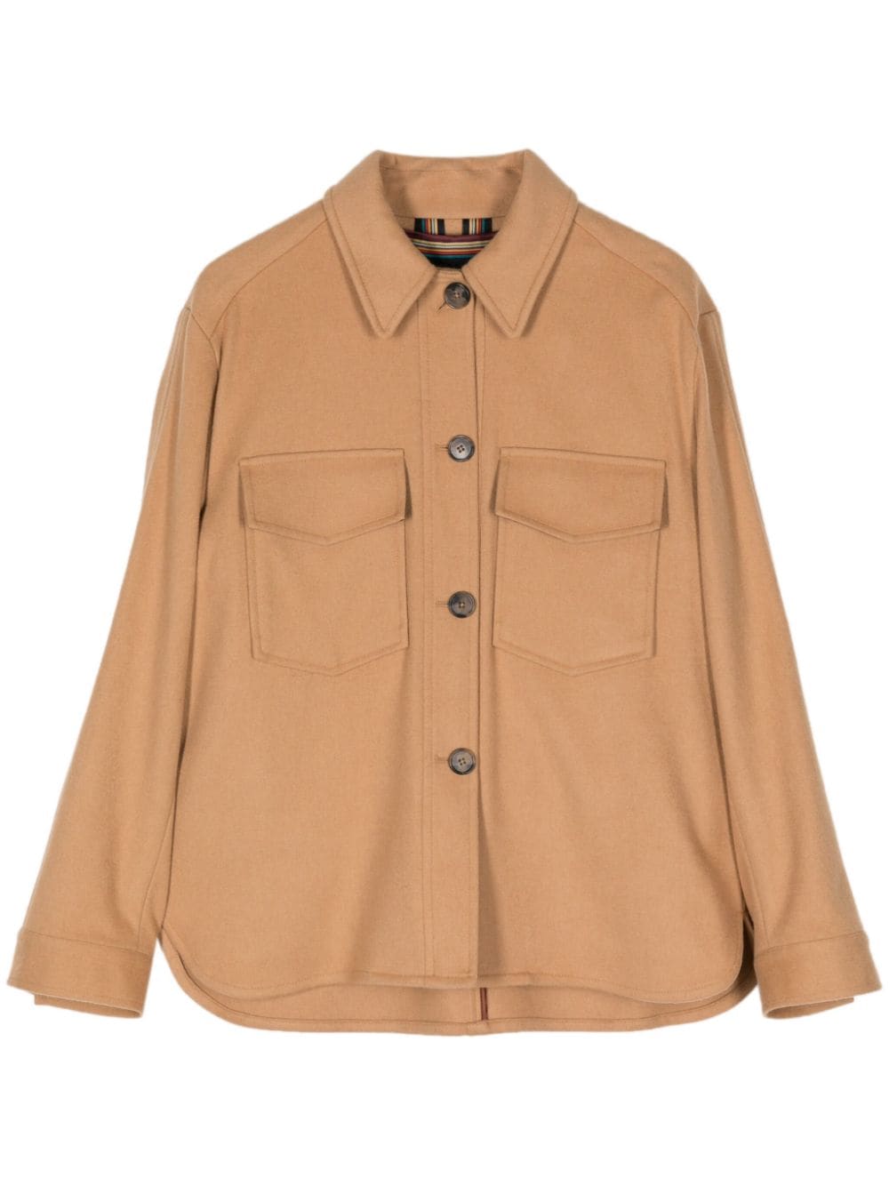 Paul Smith wool shirt jacket - Brown von Paul Smith