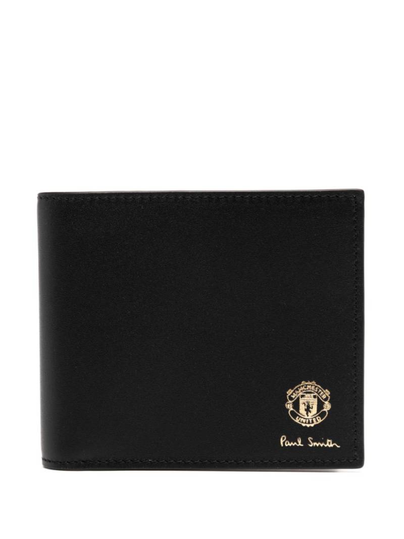 Paul Smith x Manchester United "Stretford End" bi-fold wallet - Black von Paul Smith