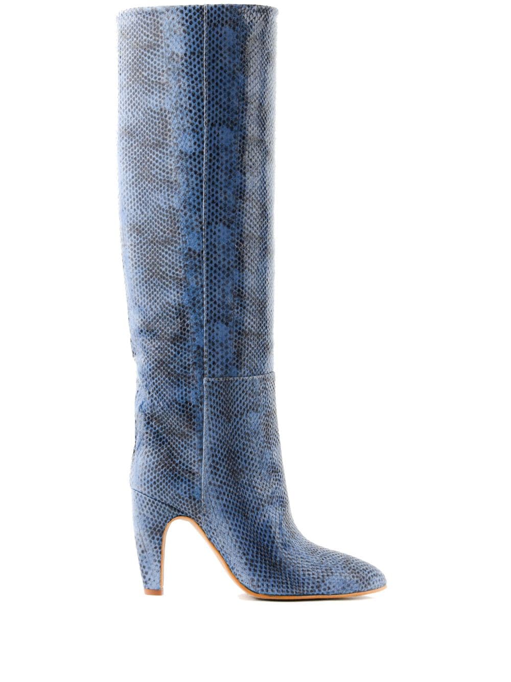 Paul Warmer x Toral Yess leather boots - Blue von Paul Warmer