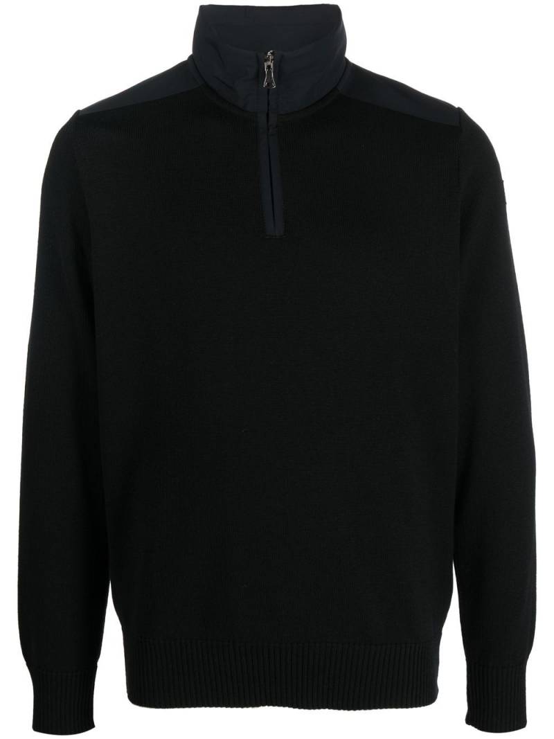 Paul & Shark Save The Sea half-zip sweater - Black von Paul & Shark