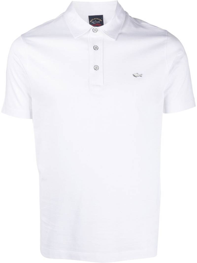 Paul & Shark 'Save The Sea' polo shirt - White von Paul & Shark