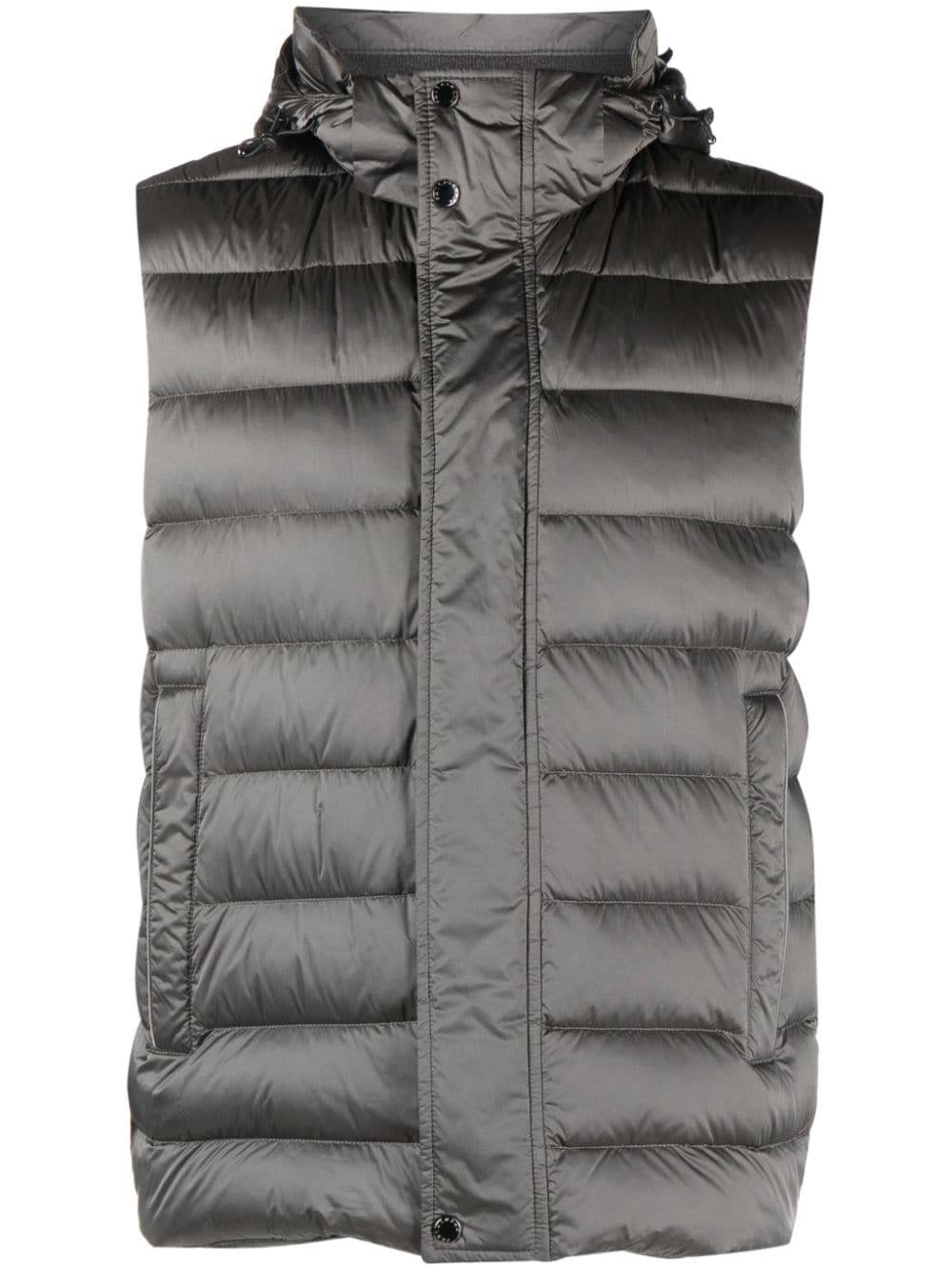 Paul & Shark Save the Sea padded gilet - Grey von Paul & Shark