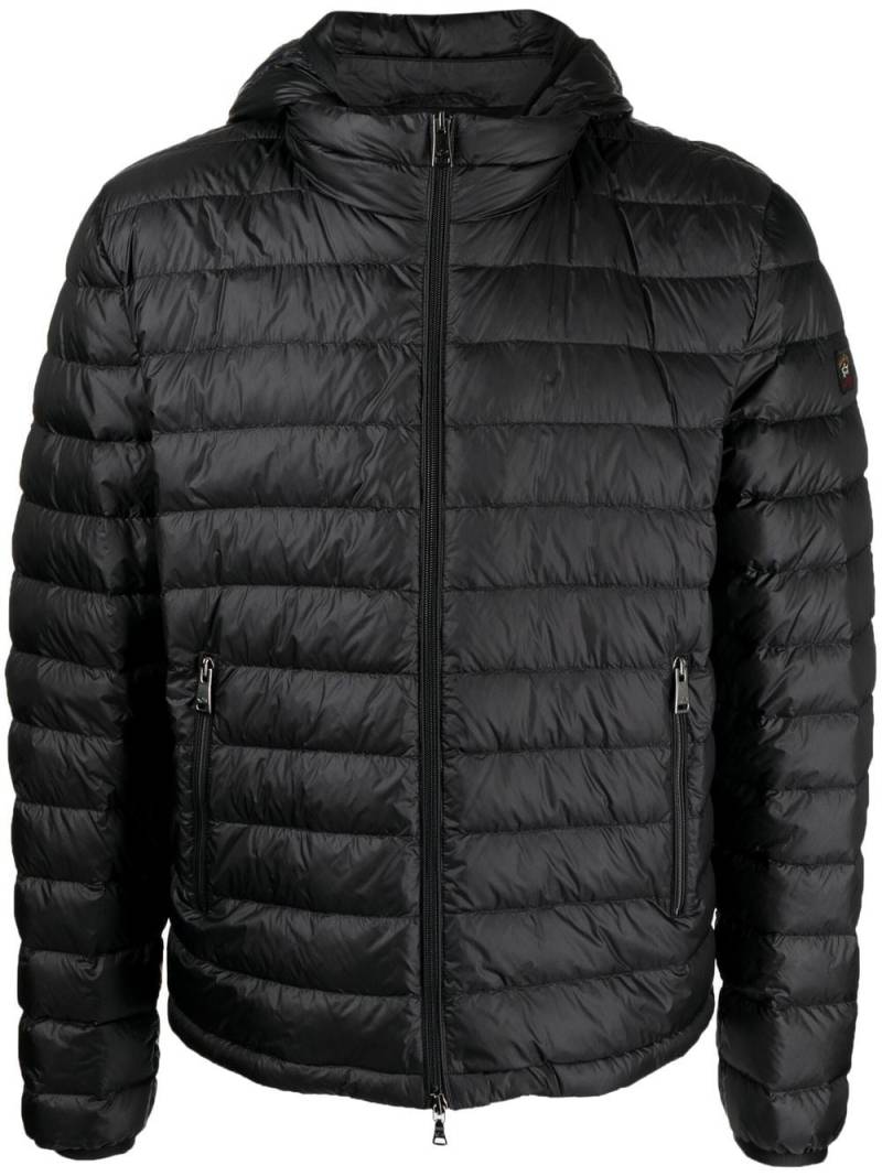 Paul & Shark Ultralight hooded quilted jacket - Black von Paul & Shark