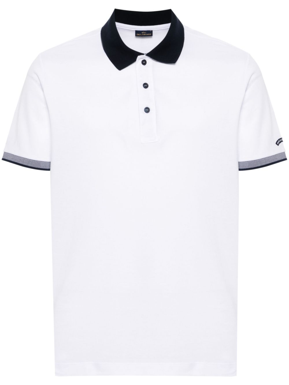 Paul & Shark cotton piqué polo shirt - White von Paul & Shark