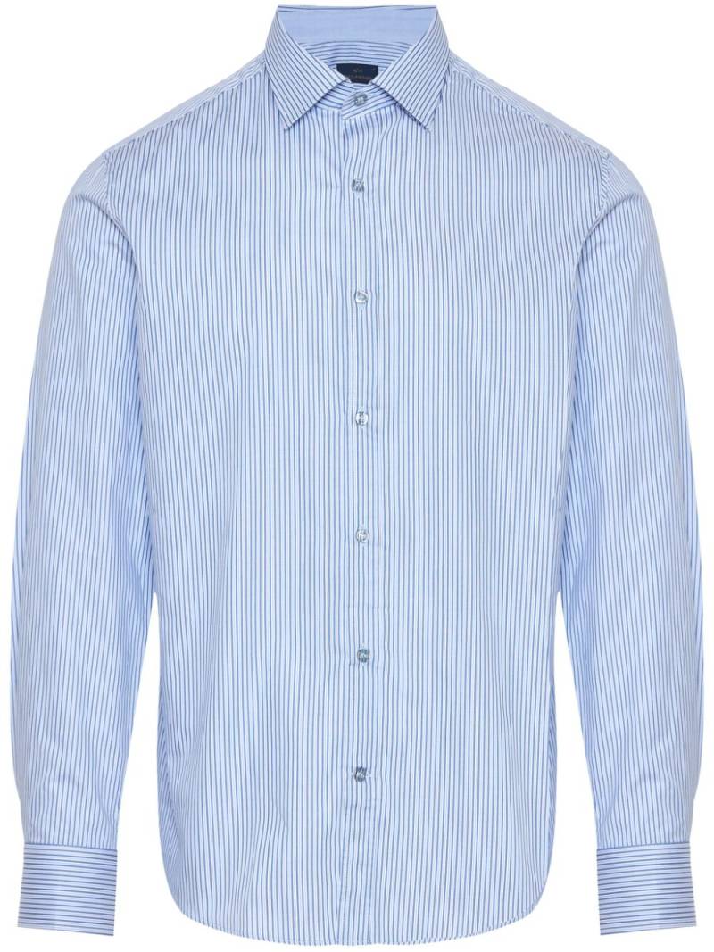 Paul & Shark cotton poplin shirt - Blue von Paul & Shark