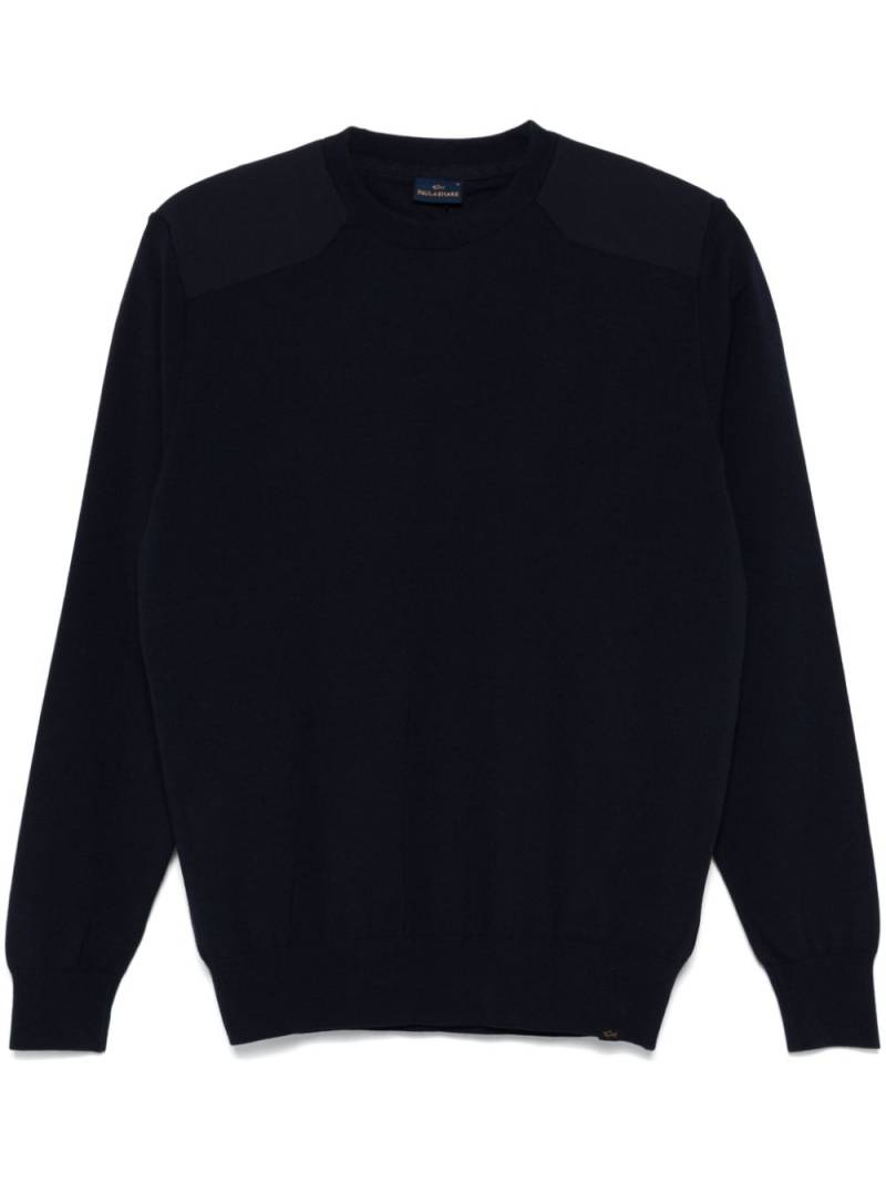 Paul & Shark crew neck sweater - Blue von Paul & Shark