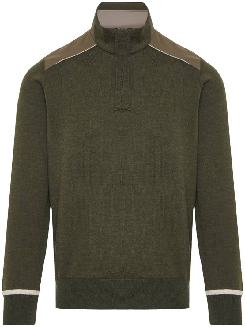 Paul & Shark fine-knit jumper - Green von Paul & Shark