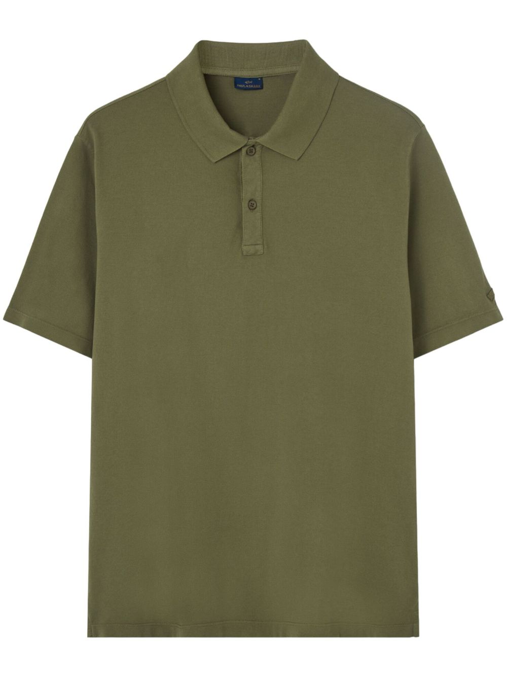 Paul & Shark garment-dyed cotton polo shirt - Green von Paul & Shark