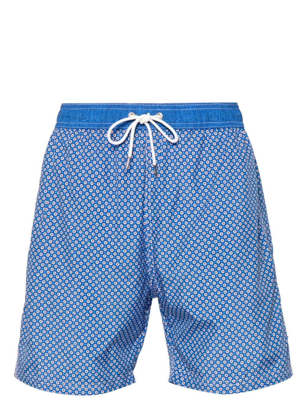 Paul & Shark geometric-print swim shorts - Blue von Paul & Shark