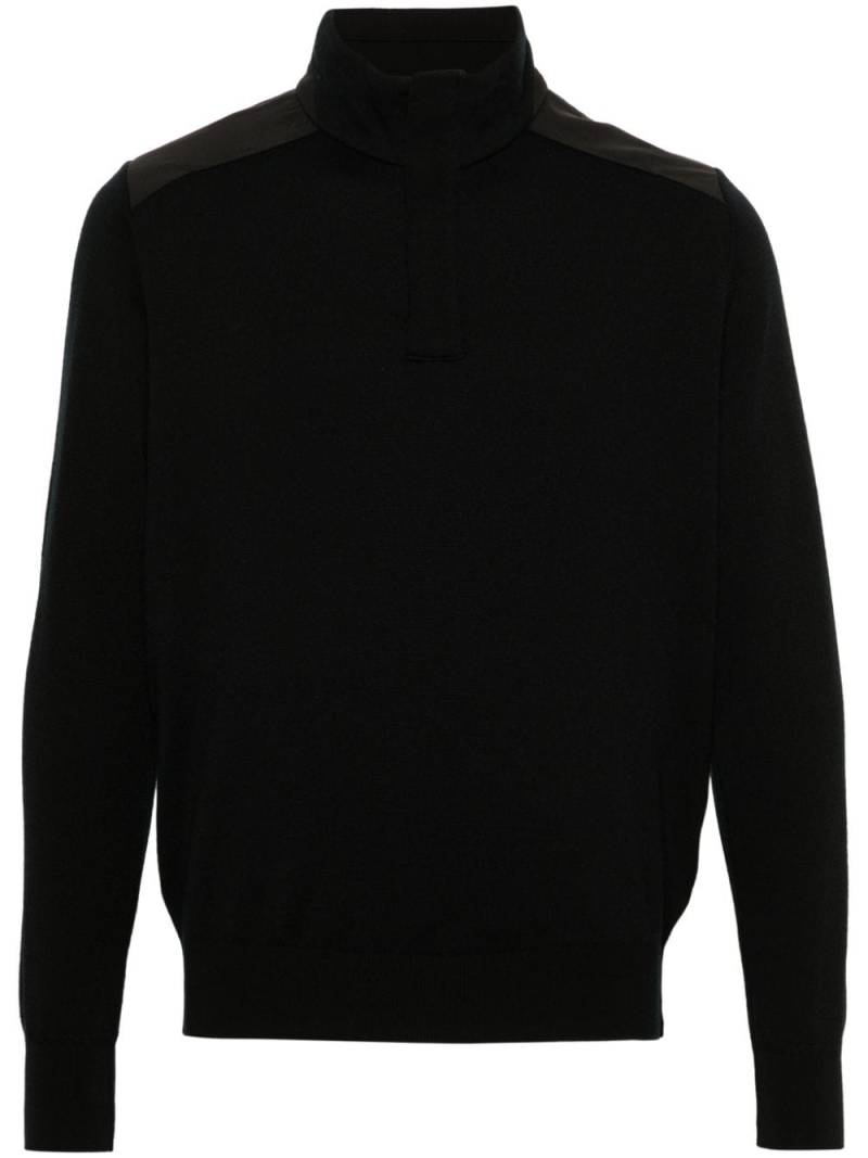 Paul & Shark half-zip sweater - Black von Paul & Shark