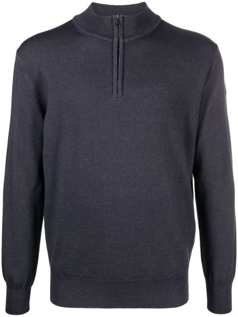 Paul & Shark half-zip wool jumper - Blue von Paul & Shark