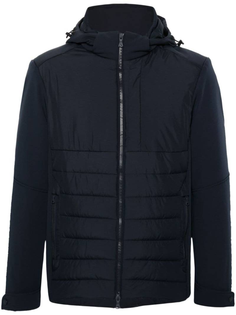 Paul & Shark hooded quilted jacket - Blue von Paul & Shark