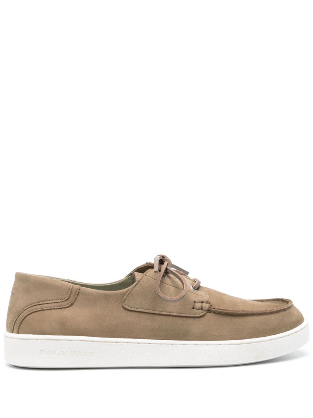 Paul & Shark lace-up suede Boat shoes - Green von Paul & Shark