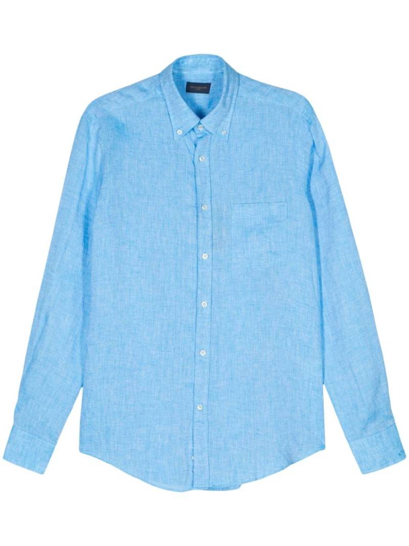 Paul & Shark linen shirt - Blue von Paul & Shark