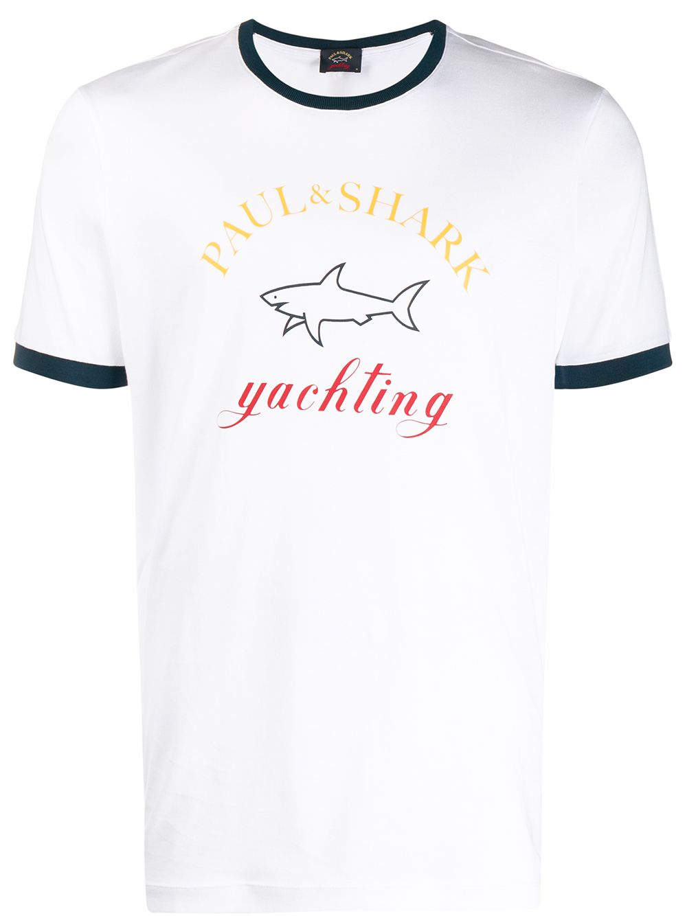 Paul & Shark logo motif T-shirt - White von Paul & Shark