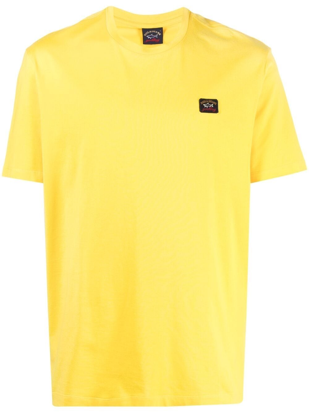 Paul & Shark logo patch T-shirt - Yellow von Paul & Shark