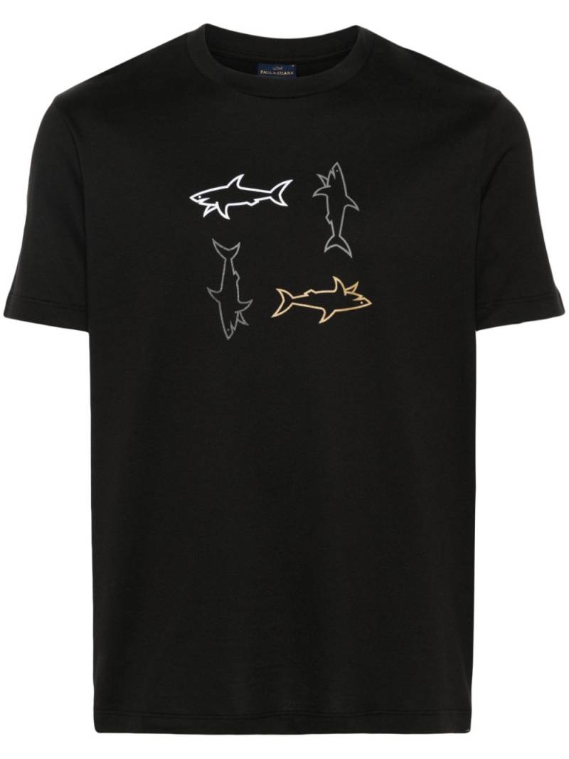 Paul & Shark logo-print T-shirt - Black von Paul & Shark