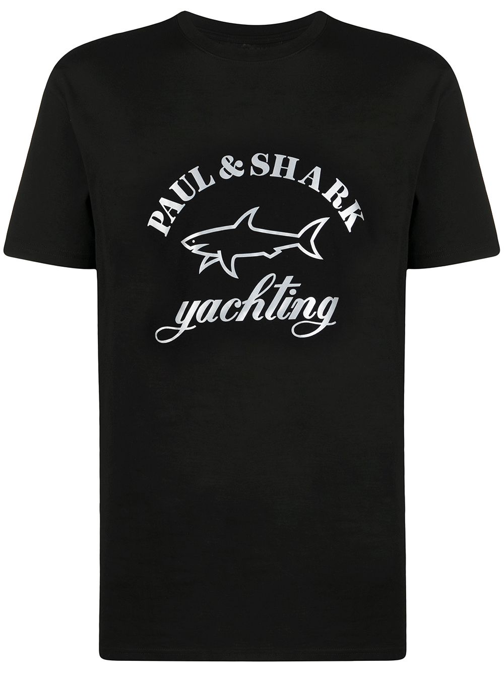 Paul & Shark logo-print cotton T-shirt - Black von Paul & Shark