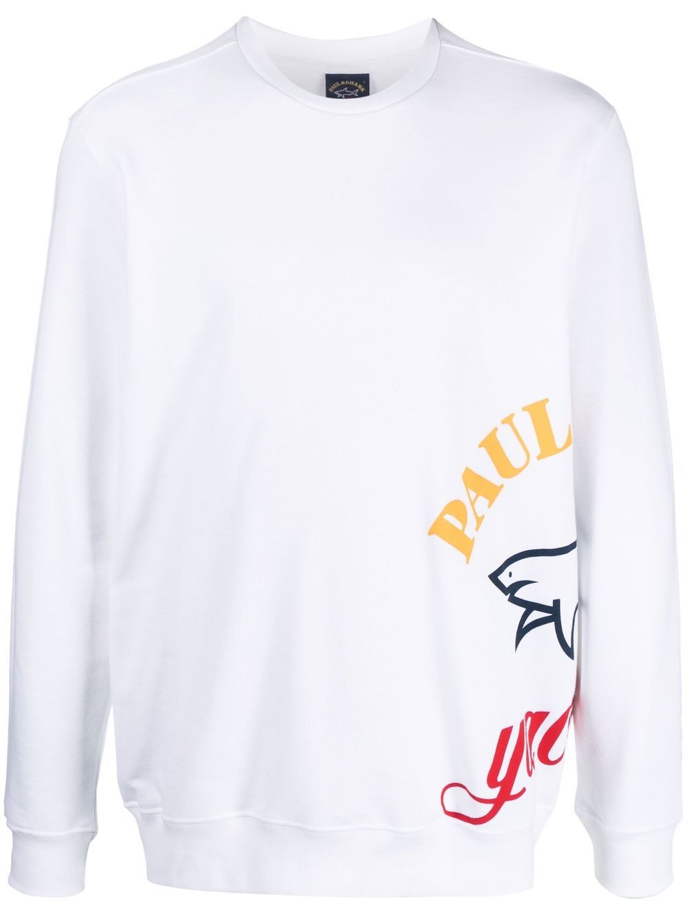 Paul & Shark logo-print sweatshirt - White von Paul & Shark