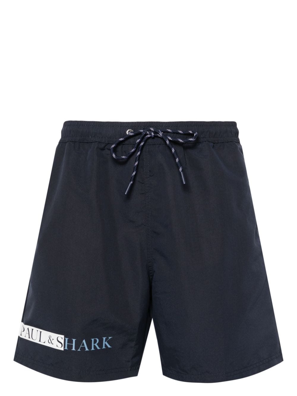Paul & Shark logo-print swim shorts - Blue von Paul & Shark