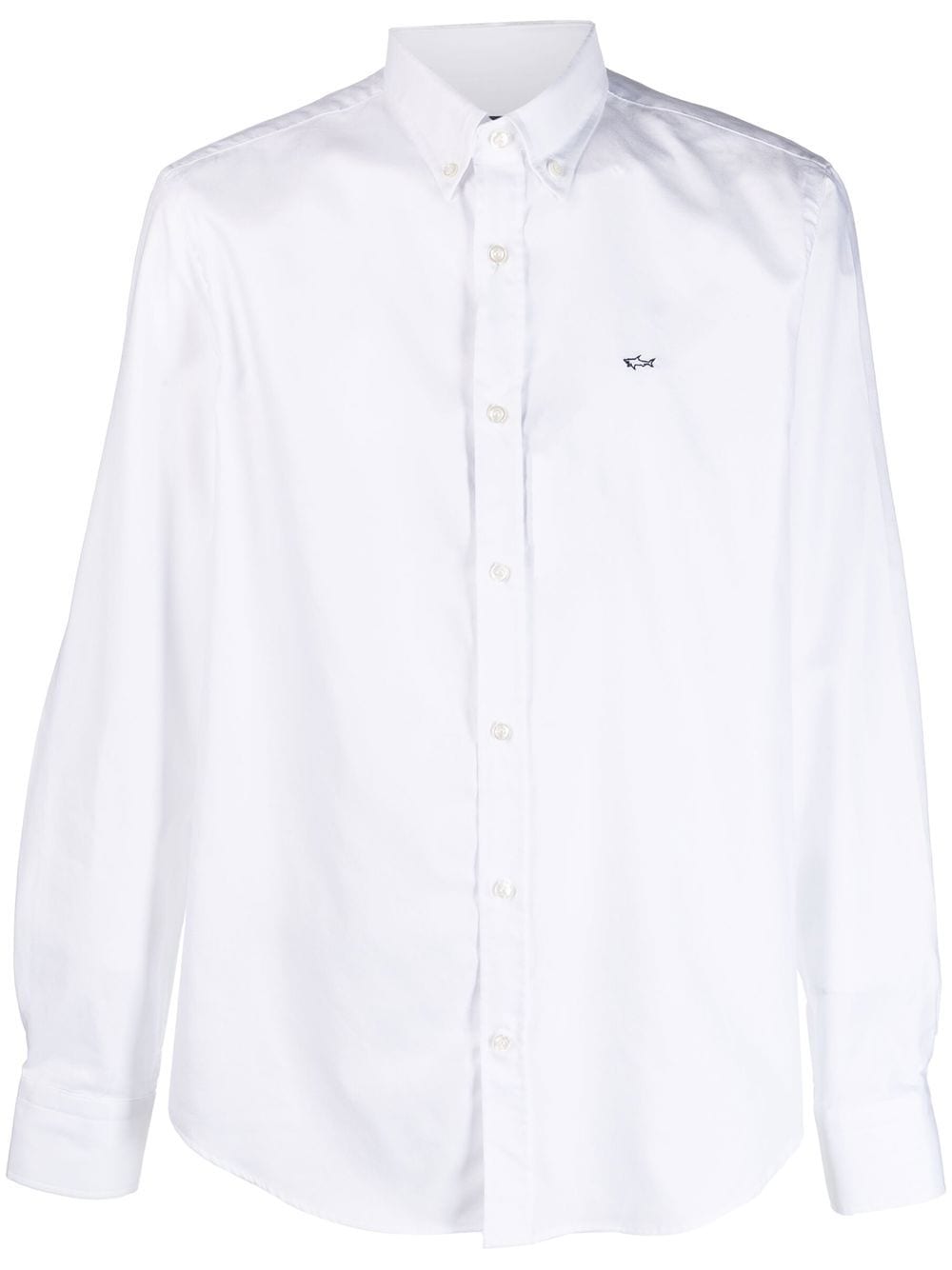 Paul & Shark long-sleeve cotton shirt - White von Paul & Shark