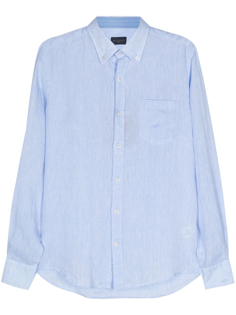 Paul & Shark long-sleeve linen shirt - Blue von Paul & Shark