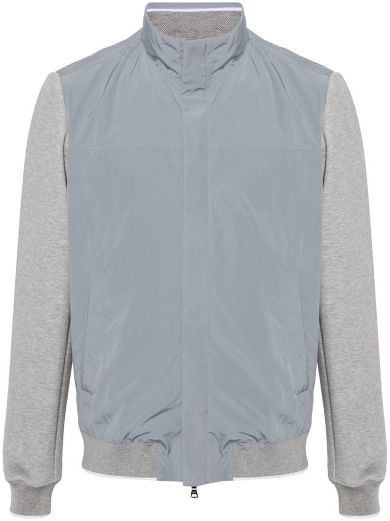 Paul & Shark panelled bomber jacket - Blue von Paul & Shark