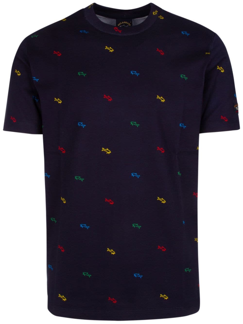 Paul & Shark patterned t-shirt - Blue von Paul & Shark