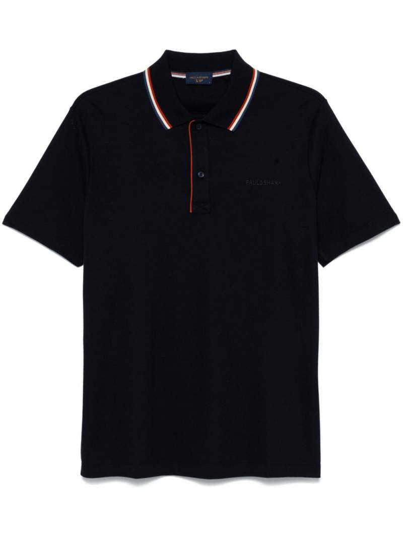 Paul & Shark piqué polo shirt - Blue von Paul & Shark