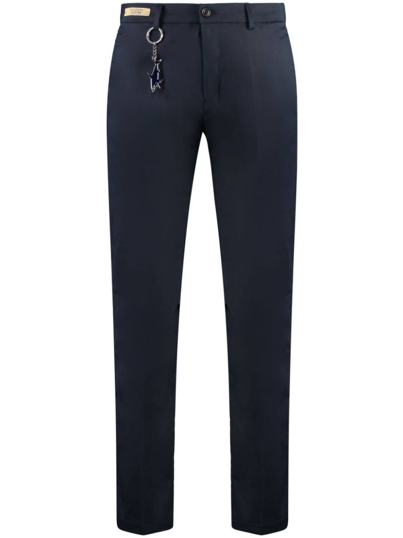 Paul & Shark pressed-crease trousers - Blue von Paul & Shark