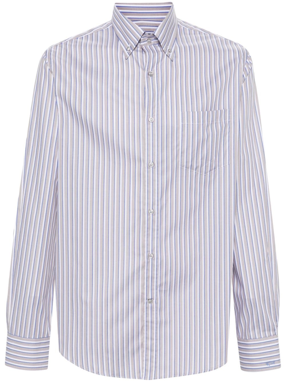 Paul & Shark striped cotton shirt - Grey von Paul & Shark