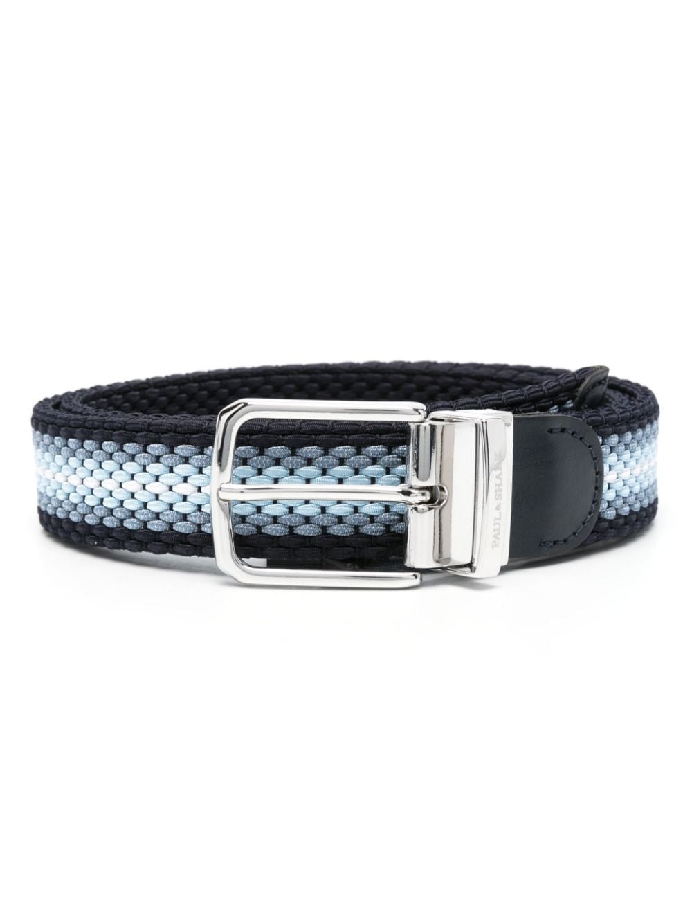 Paul & Shark woven buckle-fastening belt - Blue von Paul & Shark