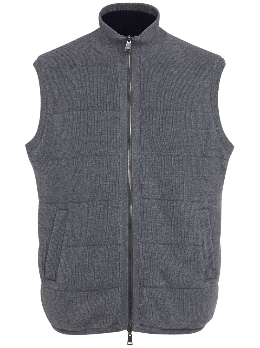 Paul & Shark zip-up gilet - Grey von Paul & Shark