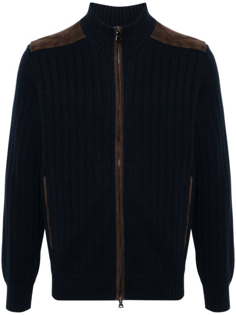 Paul & Shark zipped cardigan - Blue von Paul & Shark