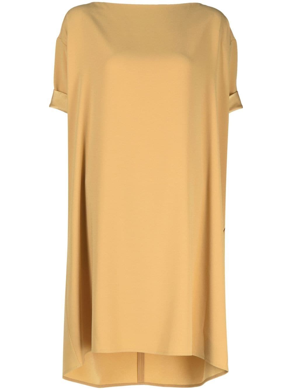 Paule Ka Envers crepe satin midi dress - Yellow von Paule Ka