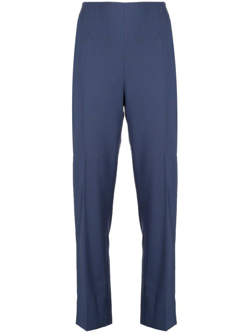 Paule Ka Laine fine high waisted tapered trousers - Blue von Paule Ka