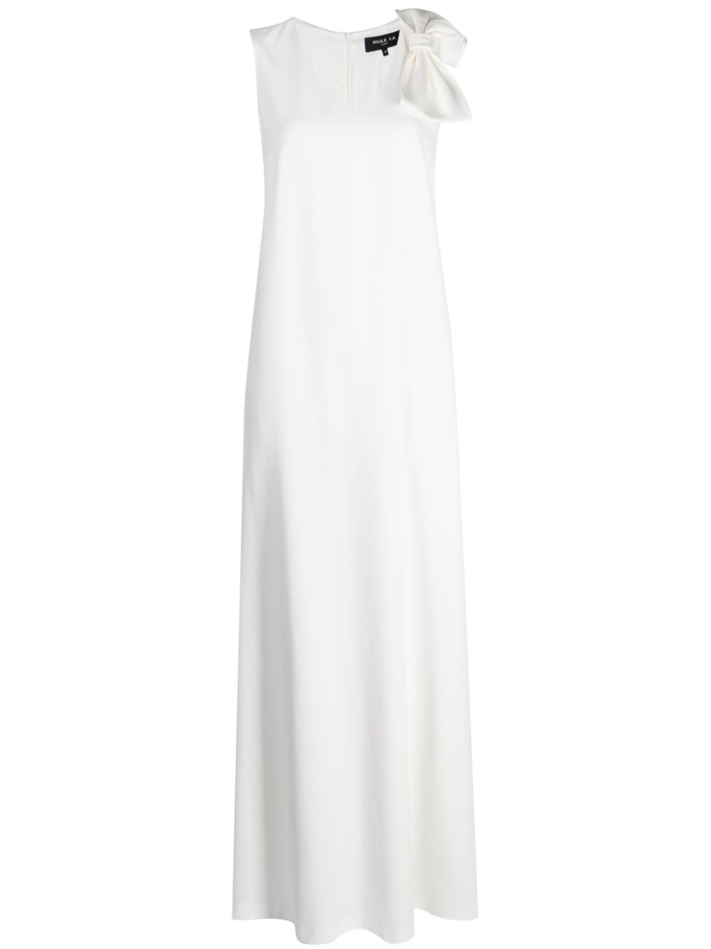 Paule Ka bow-detail crepe dress - White von Paule Ka