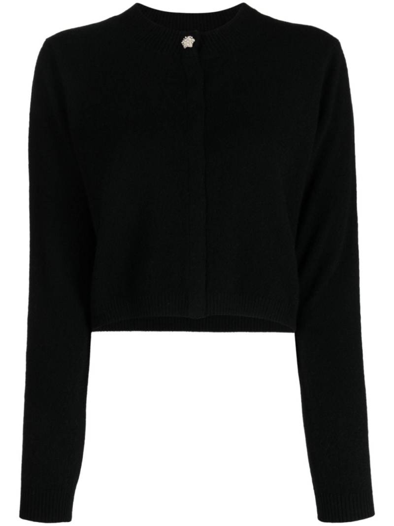 Paule Ka crew-neck cashmere cardigan - Black von Paule Ka