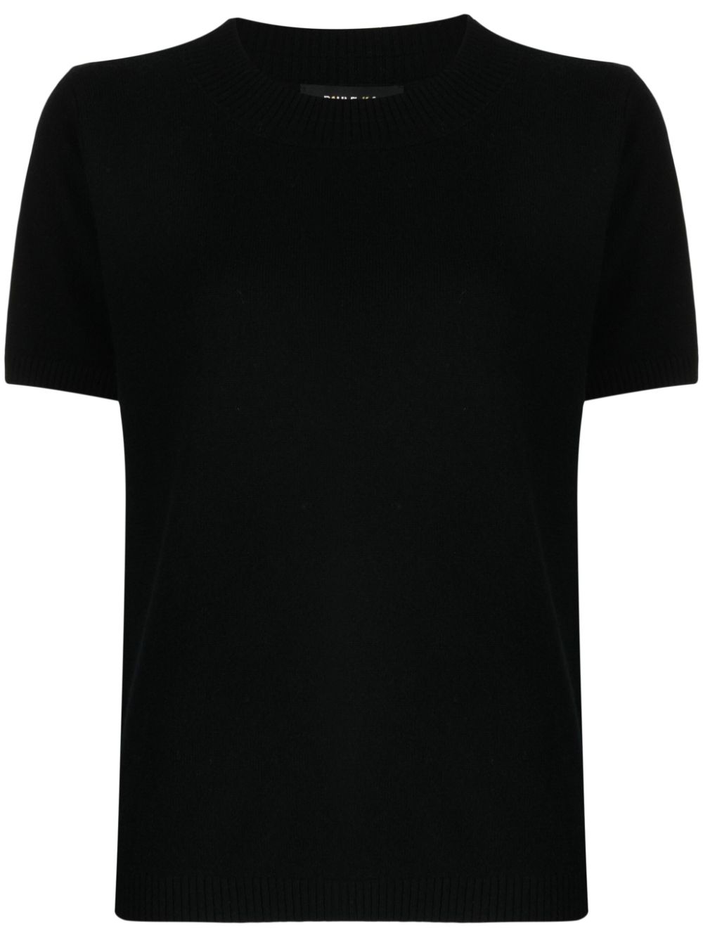 Paule Ka crew-neck cashmere top - Black von Paule Ka