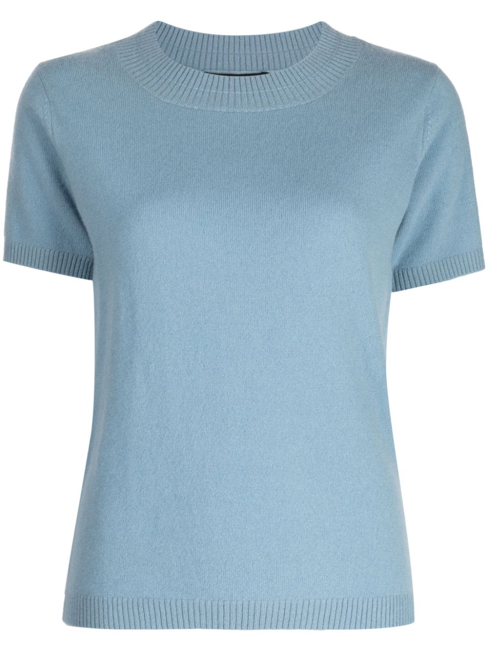 Paule Ka crew-neck cashmere top - Blue von Paule Ka