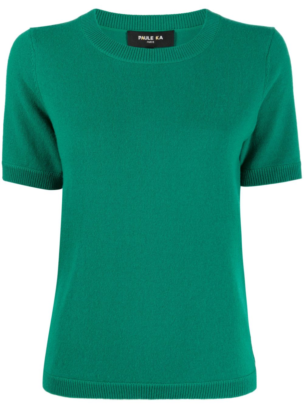 Paule Ka crew-neck fine-knit top - Green von Paule Ka