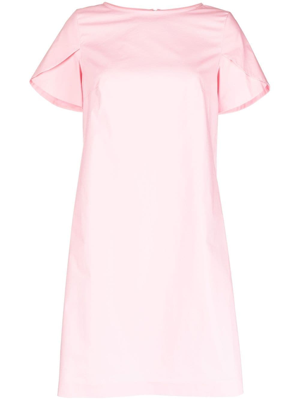 Paule Ka folded-sleeve shift dress - Pink von Paule Ka