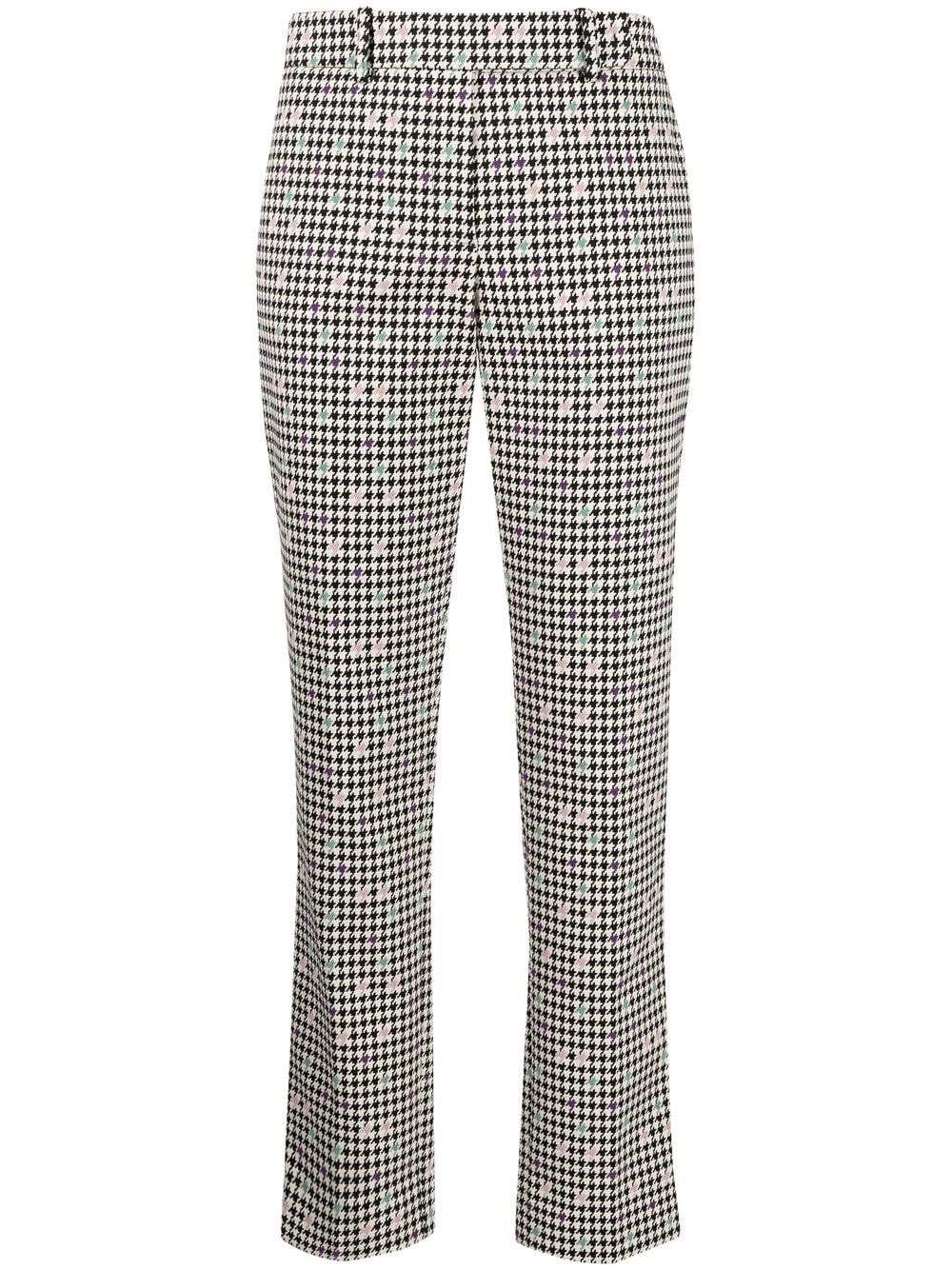 Paule Ka houndstooth jacquard tailored trousers - Multicolour von Paule Ka