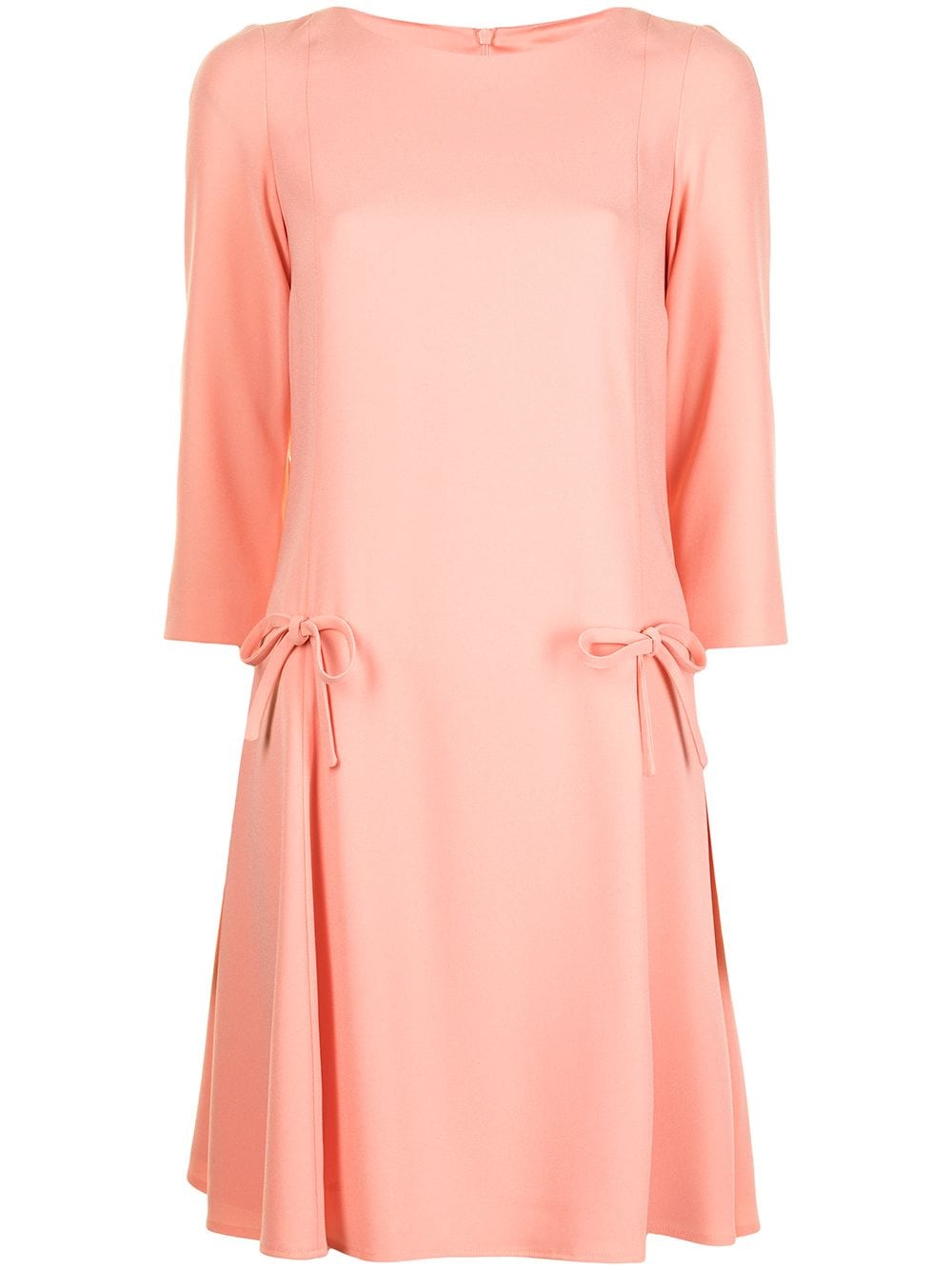 Paule Ka satin-crepe flared dress - Pink von Paule Ka